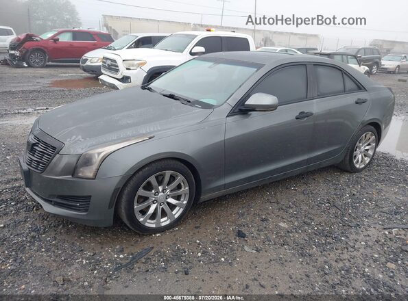 1G6AB5RX2H0141193 2017 CADILLAC ATS Gray წინა მარცხენა ხედი სამი მეოთხედიდან