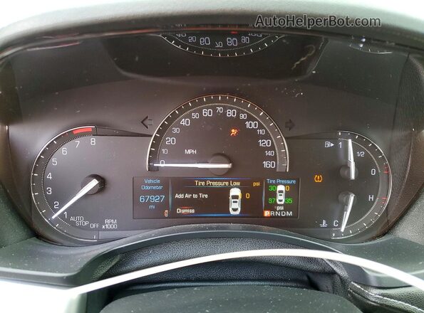 1G6AB5RX4H0119065 2017 CADILLAC ATS Gray Instrument cluster view