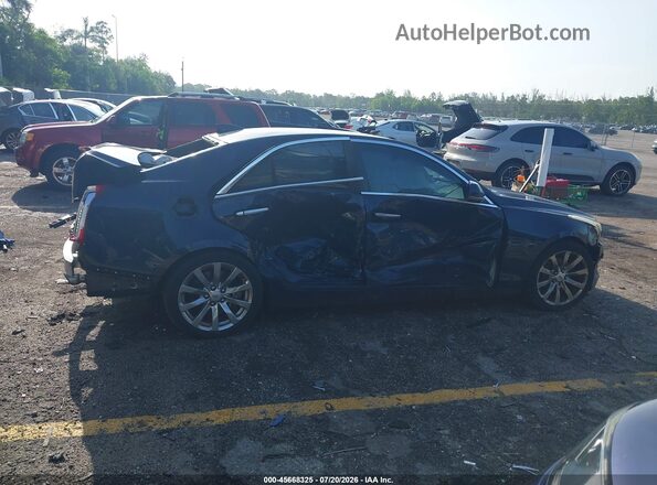 1G6AB5RX4H0156214 2017 CADILLAC ATS Blue Widok wnętrza z tyłu