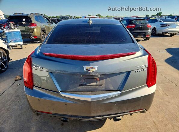 1G6AB5RX8G0138295 2016 CADILLAC ATS Gray Вид ззаду