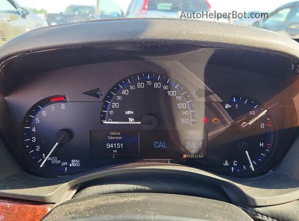 1G6AB5RX8G0138295 2016 CADILLAC ATS Gray Вид щитка приладів