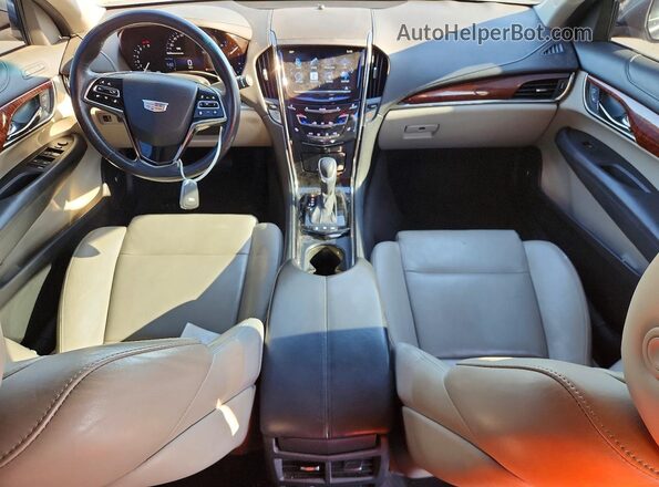 1G6AB5RX8G0138295 2016 CADILLAC ATS Gray Вид панелі приладів
