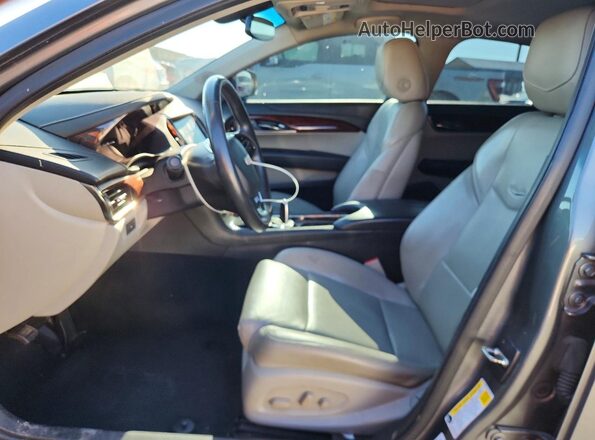 1G6AB5RX8G0138295 2016 CADILLAC ATS Gray Вид салону спереду