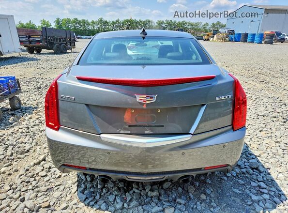 1G6AB5RX8G0179381 2016 CADILLAC ATS Gray Вид ззаду