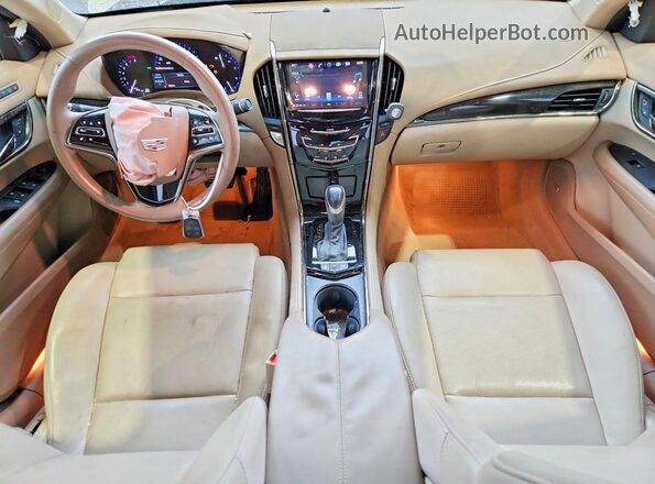 1G6AB5SS8G0191240 2016 CADILLAC ATS Белый Вид панели приборов