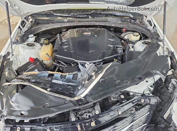 1G6AB5SS8G0191240 2016 CADILLAC ATS Белый Вид задней части салона