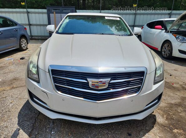 1G6AB5SX6J0140158 2018 CADILLAC ATS White Front view