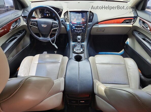 1G6AB5SX6J0140158 2018 CADILLAC ATS White Dashboard view