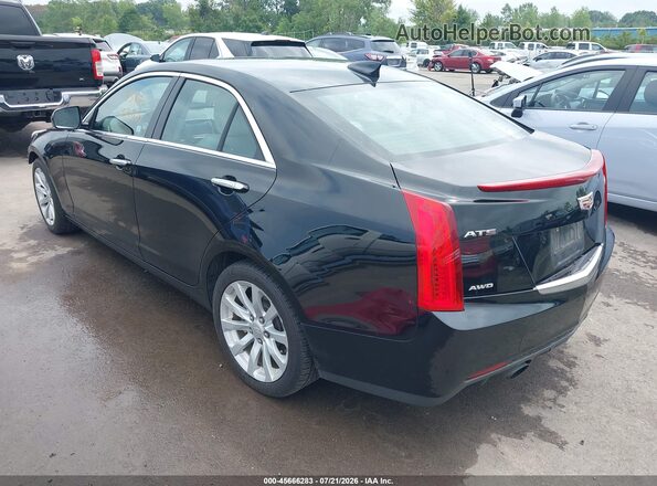 1G6AG5RX2H0113007 2017 CADILLAC ATS Black უკანა მარცხენა