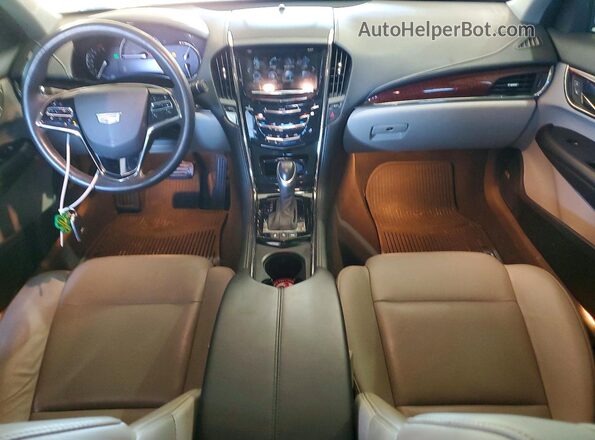 1G6AH5RX2H0189338 2017 CADILLAC ATS White წინა პანელის ხედი