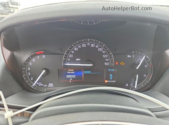 1G6AH5RX5H0143549 2017 CADILLAC ATS Gray Widok zestawu wskaźników