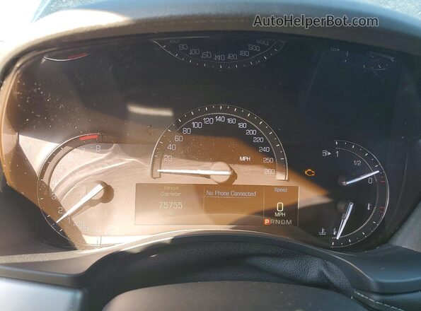1G6AH5RX6H0115338 2017 CADILLAC ATS Black Instrument cluster view