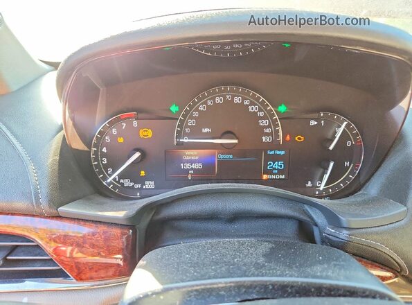 1G6AH5SX1H0147186 2017 CADILLAC ATS Red Vista del cuadro de instrumentos