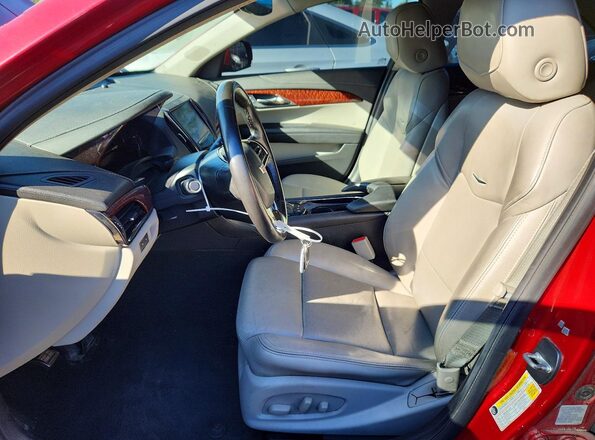 1G6AH5SX1H0147186 2017 CADILLAC ATS Red Vista interior delantera