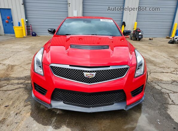 1G6AL1RY9K0119326 2019 CADILLAC ATS-V Red Vista frontal