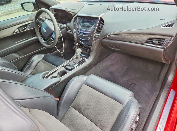 1G6AL1RY9K0119326 2019 CADILLAC ATS-V Red Vista del salpicadero