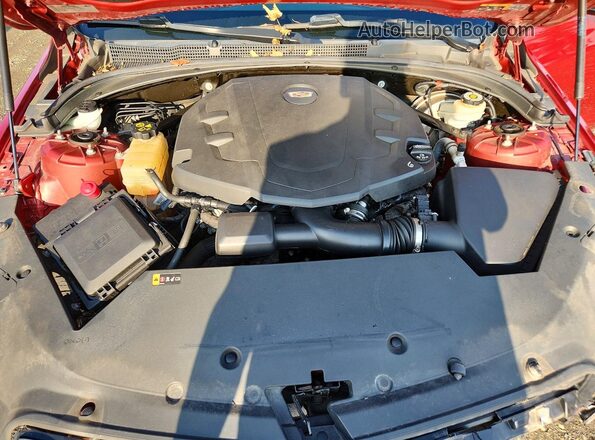 1G6AL5SSXG0100661 2016 CADILLAC ATS Red Widok wnętrza z tyłu