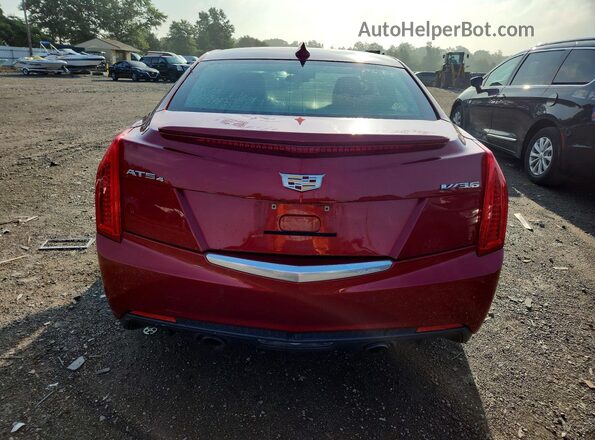 1G6AL5SSXG0100661 2016 CADILLAC ATS Red Widok z tyłu