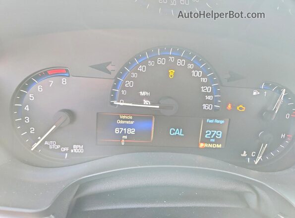1G6AL5SSXG0100661 2016 CADILLAC ATS Red Widok zestawu wskaźników