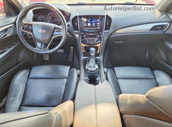 1G6AL5SSXG0100661 2016 CADILLAC ATS Red Widok deski rozdzielczej