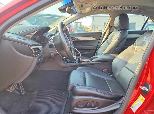 1G6AL5SSXG0100661 2016 CADILLAC ATS Red Widok wnętrza z przodu