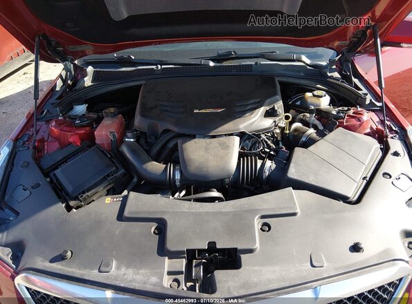 1G6AN5SY4G0119138 2016 CADILLAC ATS-V Red Հետևի տեսք