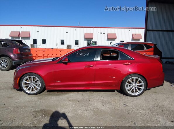 1G6AN5SY4G0119138 2016 CADILLAC ATS-V Red Սալոնի 360 աստիճան տեսք