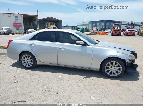 1G6AP5SX2G0116286 2016 CADILLAC CTS Silver Rear interior view