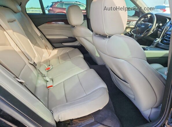 1G6AP5SX3J0186032 2018 CADILLAC CTS Black უკანა სავარძლების ხედი