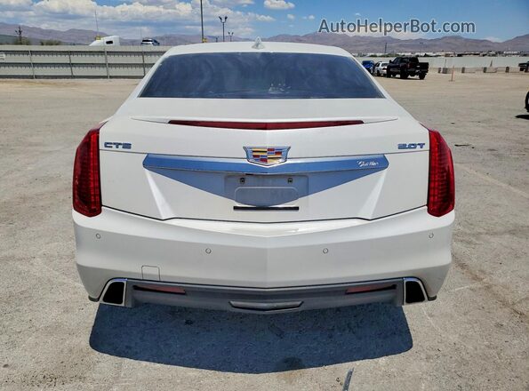 1G6AP5SX6K0109673 2019 CADILLAC CTS White Rear view