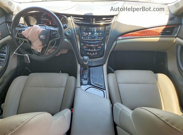 1G6AP5SX6K0109673 2019 CADILLAC CTS White Dashboard view