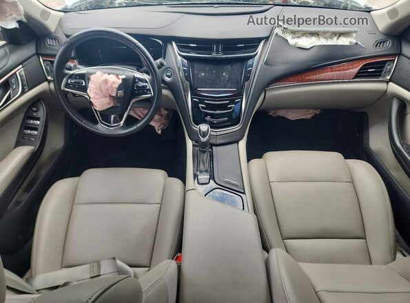 1G6AP5SX9K0140948 2019 CADILLAC CTS White Dashboard view