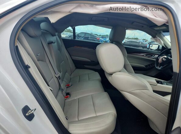 1G6AP5SX9K0140948 2019 CADILLAC CTS White Rear seats view