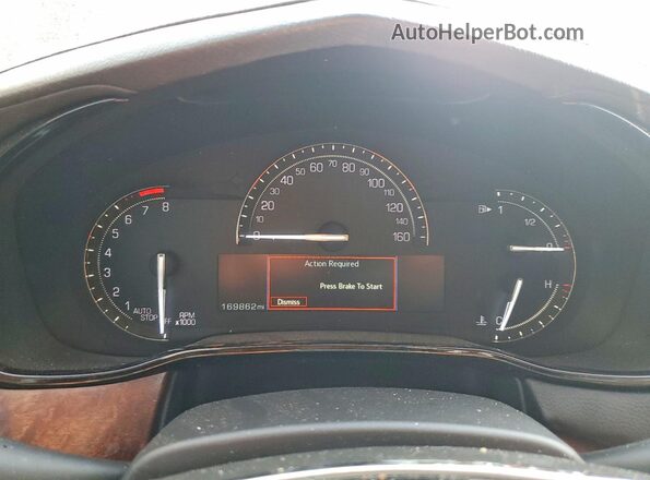 1G6AR5SS3K0102386 2019 CADILLAC CTS Черный Вид щитка приборов