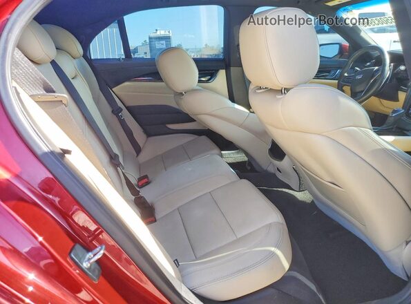 1G6AR5SX0J0103926 2018 CADILLAC CTS Red Widok tylnych siedzeń
