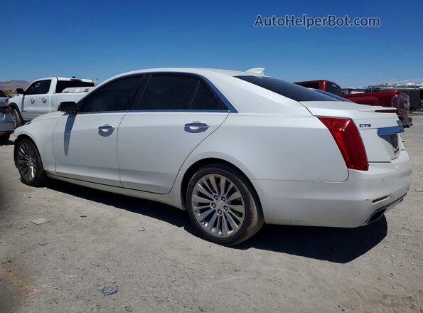 1G6AR5SX3G0103699 2016 CADILLAC CTS White Trasero izquierdo