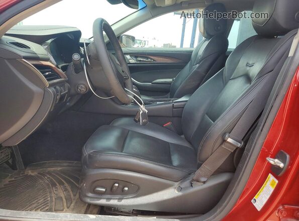 1G6AR5SX7H0147030 2017 CADILLAC CTS Red Вид салону спереду