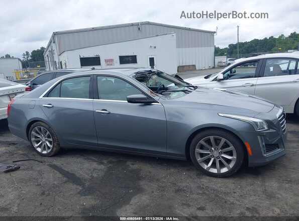 1G6AR5SX7J0135496 2018 CADILLAC CTS Silver Widok wnętrza z tyłu