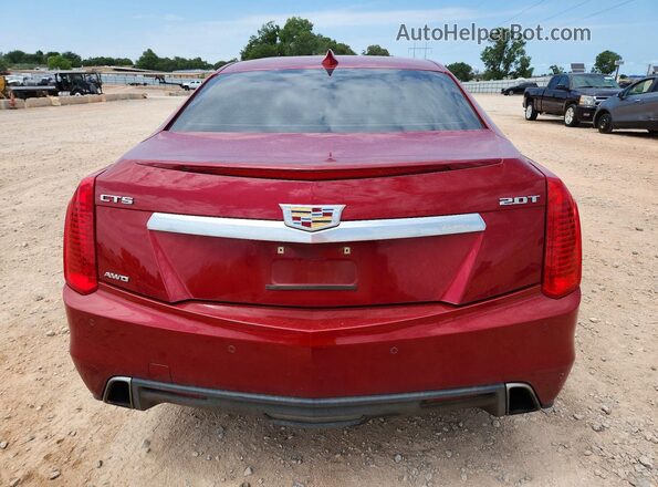 1G6AW5SX9K0109489 2019 CADILLAC CTS Burgundy Widok z tyłu