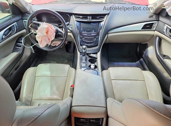 1G6AW5SX9K0109489 2019 CADILLAC CTS Burgundy Widok deski rozdzielczej