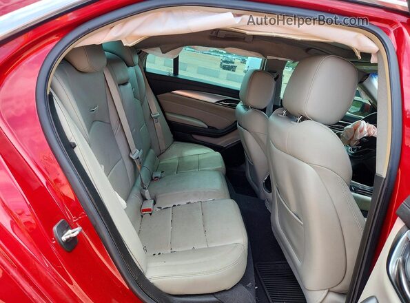 1G6AW5SX9K0109489 2019 CADILLAC CTS Burgundy Widok tylnych siedzeń