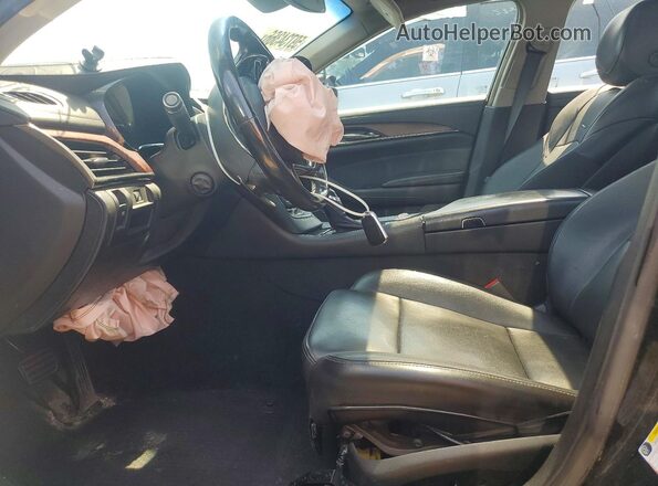 1G6AX5SX1G0165382 2016 CADILLAC CTS Black Widok wnętrza z przodu