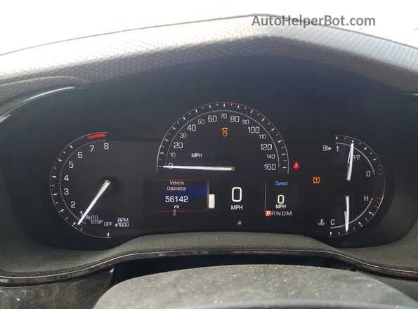 1G6AX5SX1H0154657 2017 CADILLAC CTS White Widok zestawu wskaźników