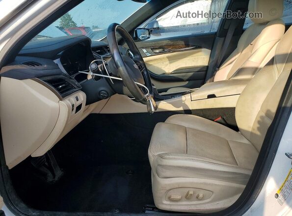 1G6AX5SX1H0154657 2017 CADILLAC CTS White Widok wnętrza z przodu