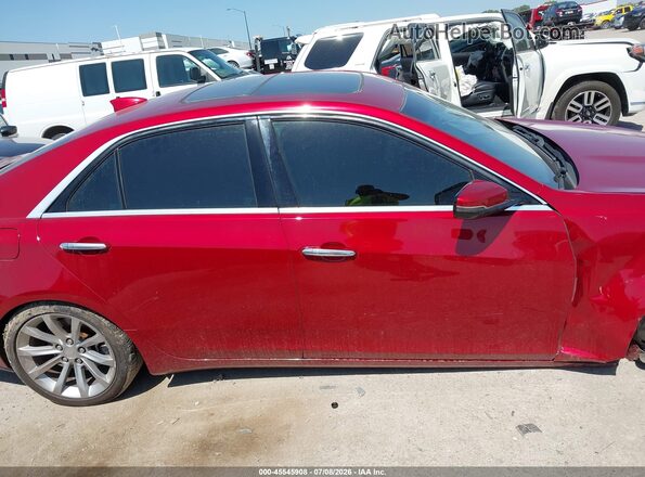 1G6AX5SX2J0138974 2018 CADILLAC CTS Красный Вид щитка приборов