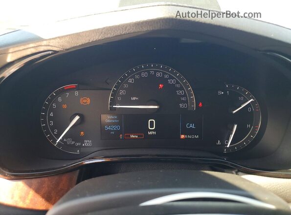 1G6AX5SX5J0160659 2018 CADILLAC CTS Gray ხელსაწყოთა პანელის ხედი