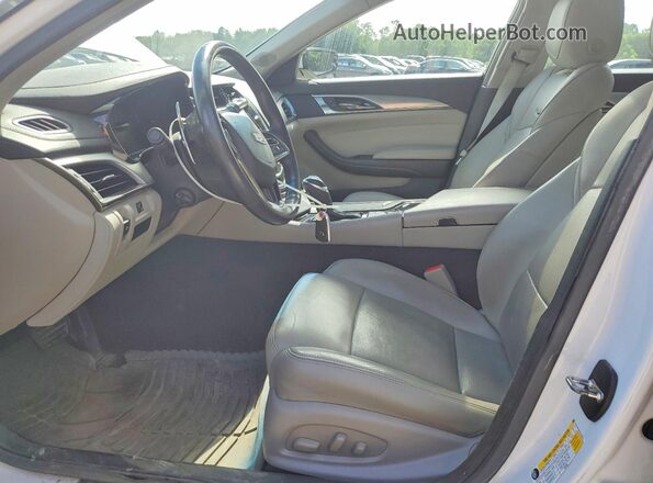 1G6AX5SX5K0143491 2019 CADILLAC CTS Белый Вид салона спереди