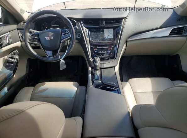 1G6AX5SX5K0143491 2019 CADILLAC CTS Белый Вид панели приборов
