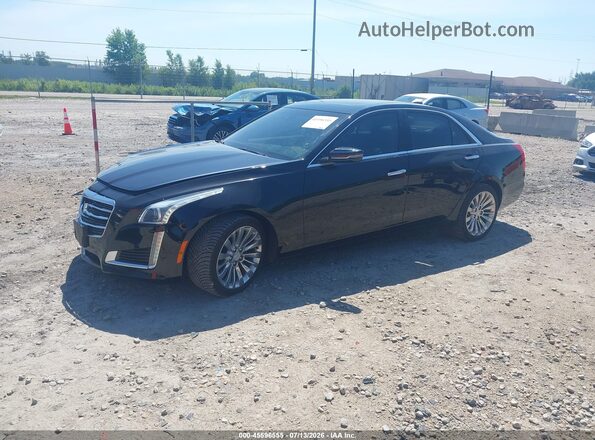 1G6AX5SX6G0109681 2016 CADILLAC CTS Black წინა მარცხენა ხედი სამი მეოთხედიდან