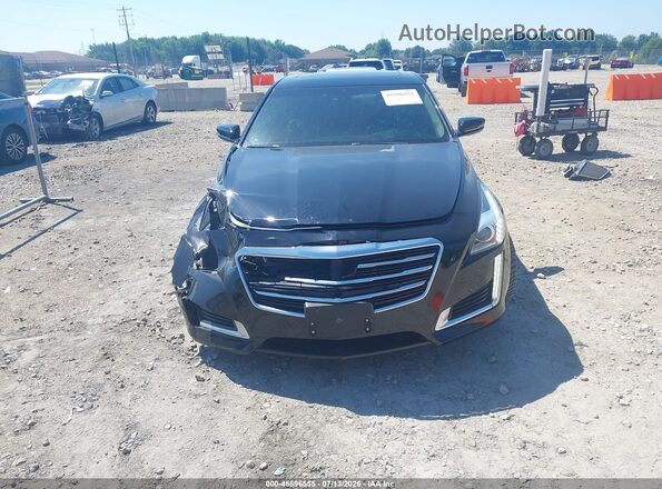 1G6AX5SX6G0109681 2016 CADILLAC CTS Black უკანა სალონის ხედი
